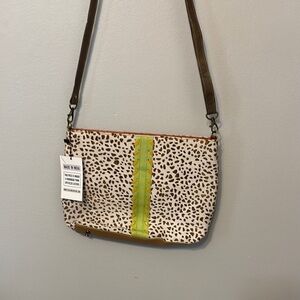 Folklore couture stylish leopard print crossbody